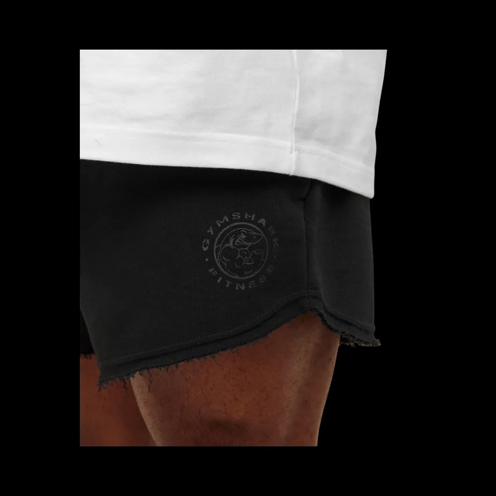 Gymshark Legacy Shorts Muscle Fit Black - HypeFly India View 4
