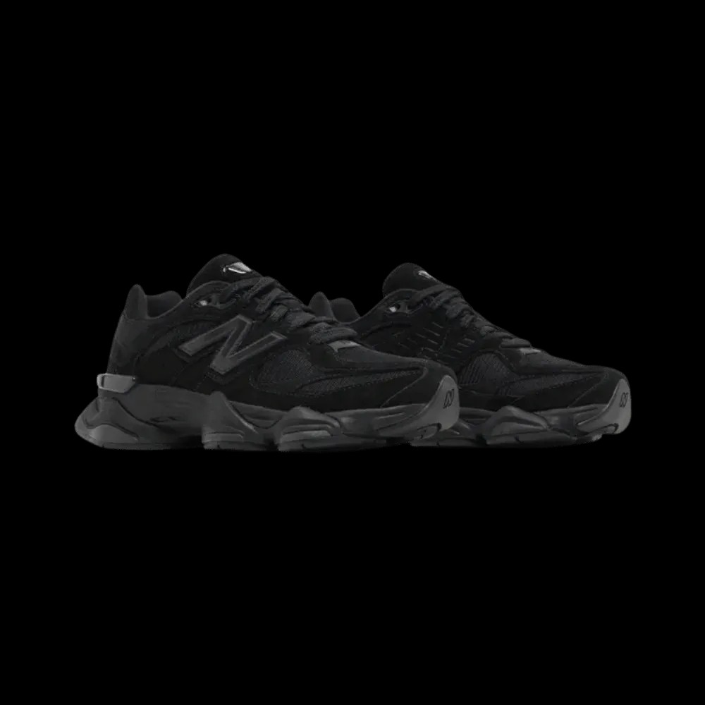 New Balance 9060 'Triple Black Suede' - HypeFly India View 3