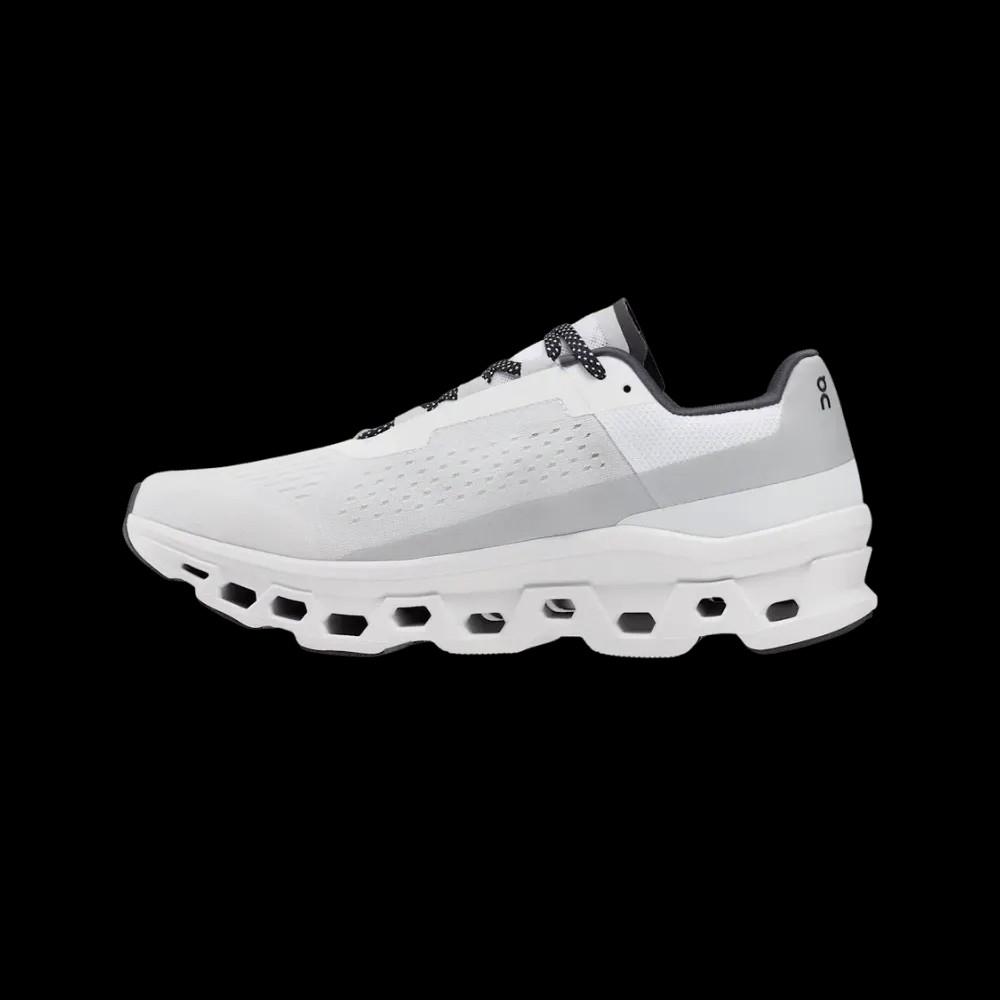 On Running Cloudmonster All White  - HypeFly India View 2