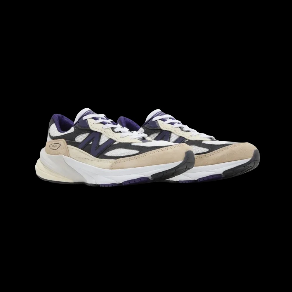 Teddy Santis X New Balance 990v6 Made in USA 'White Black Plum' - HypeFly India View 4