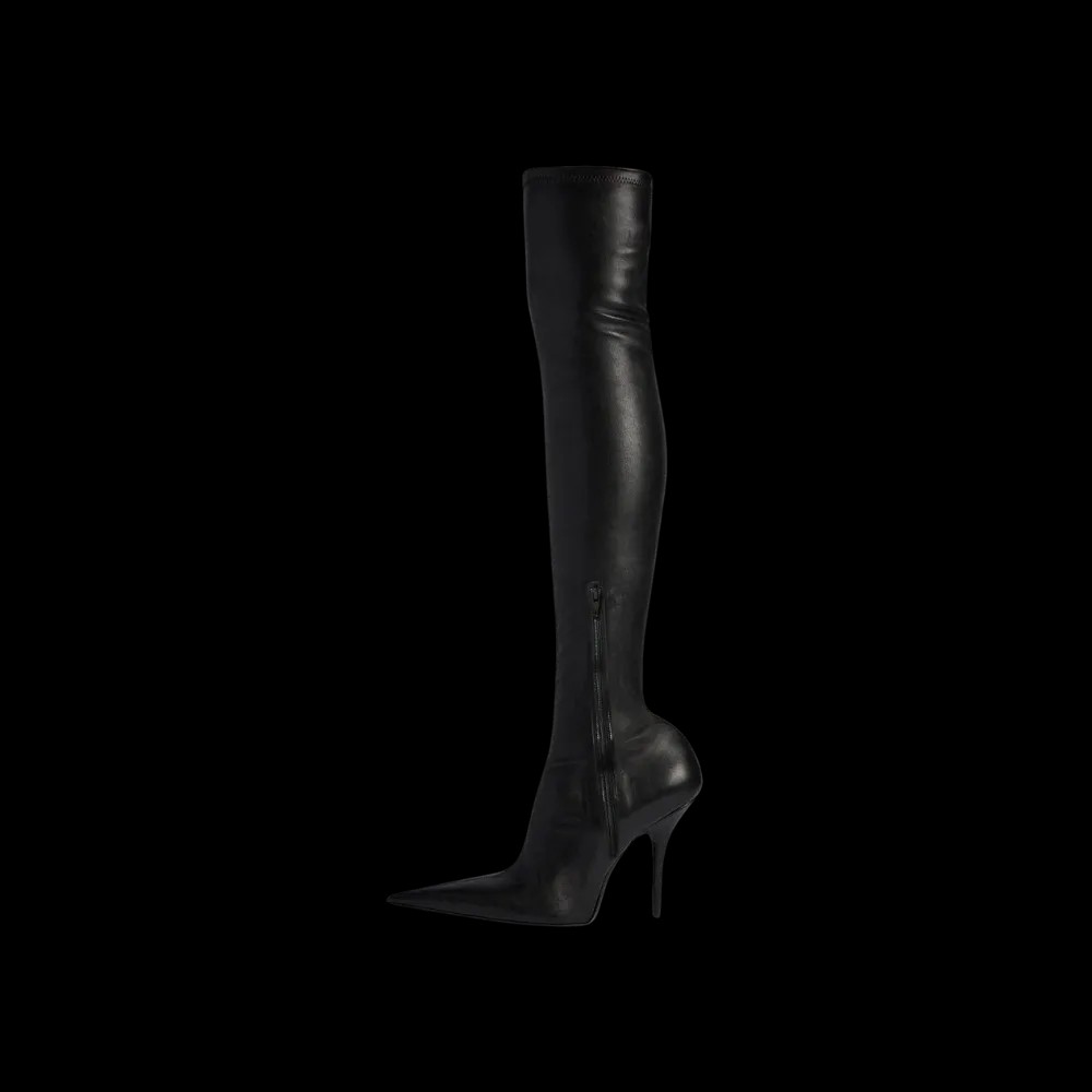 Balenciaga Avenue Boot In Black - HypeFly India View 3