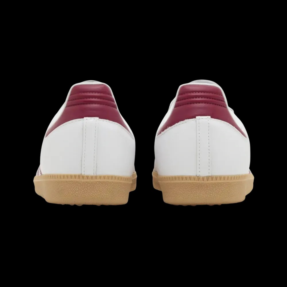 Adidas Samba OG 'White Burgundy Gum' - HypeFly India View 4