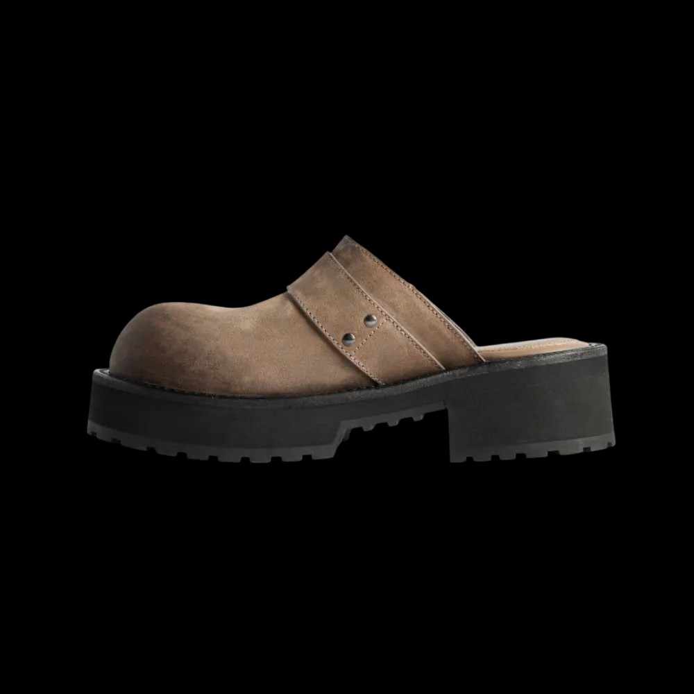 Balenciaga Venom Mule In Biscuit - HypeFly India View 3