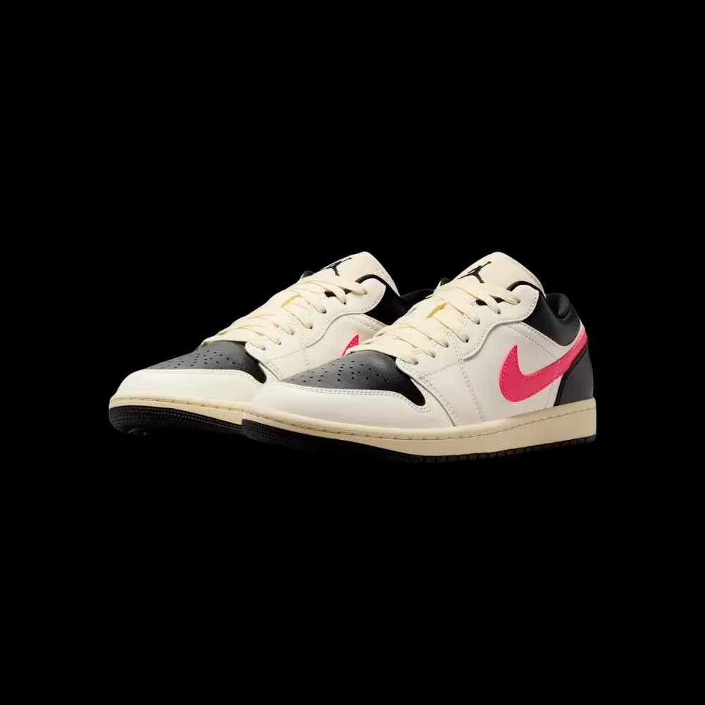 Air Jordan 1 Low 'Pale Ivory Black Muslin' - HypeFly India View 5