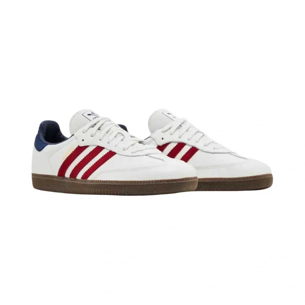 Samba OG 'White Victory Red Indigo' - HypeFly India View 4