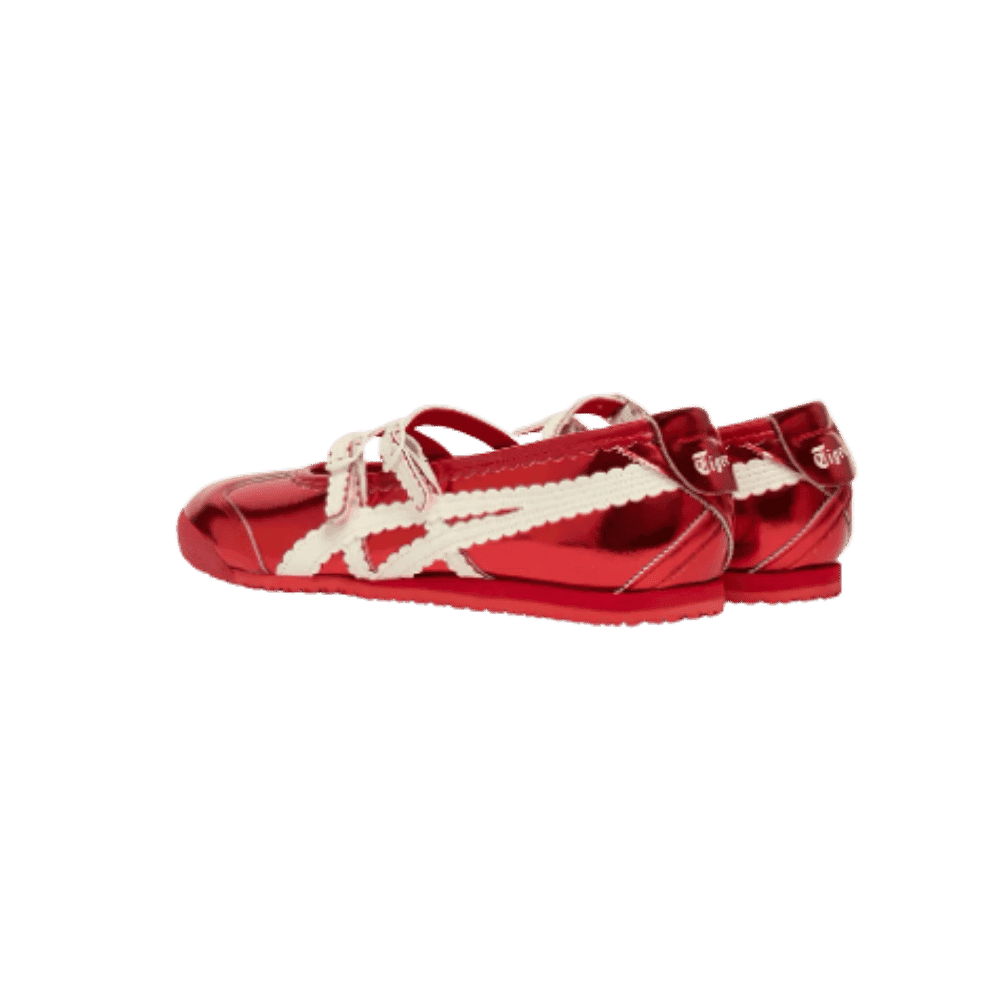 Onitsuka Tiger Mexico 66 TGRS - Metallic Pack Classic Red Cream  - HypeFly India View 2