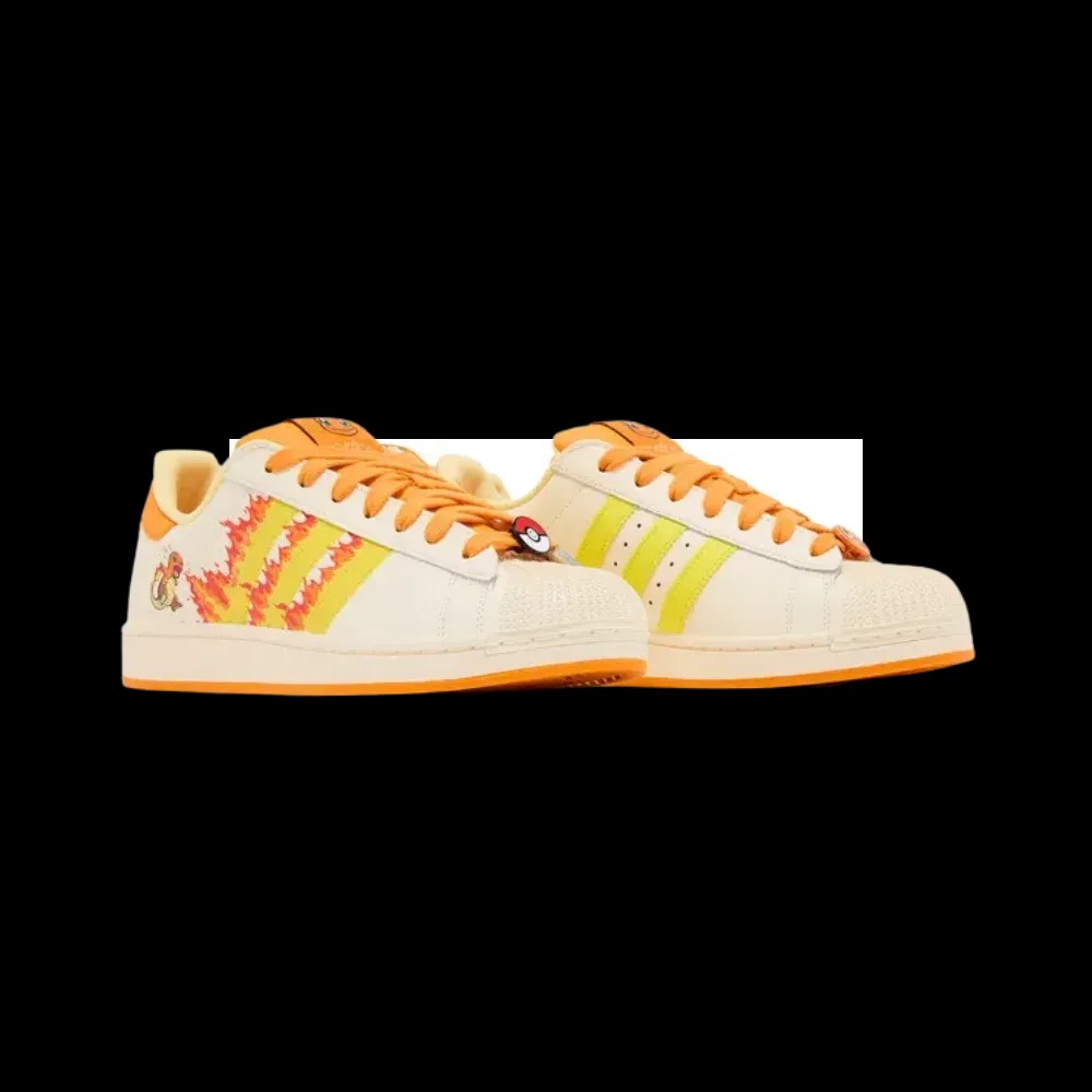 Pokémon x Adidas Superstar 'Charmander' - HypeFly India View 5
