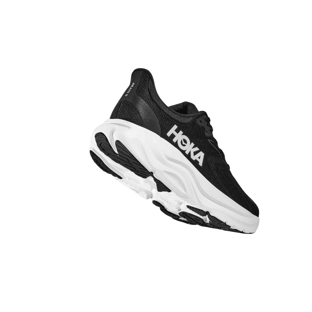 Hoka Arahi 8 Black And White - HypeFly India View 4