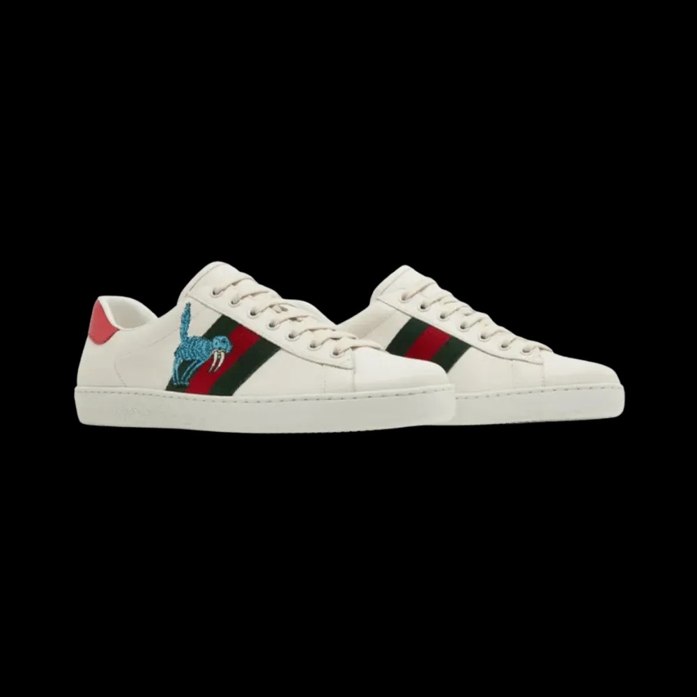 Freya Hartas x Gucci Ace 'Mythical Creature - White' - HypeFly India View 4