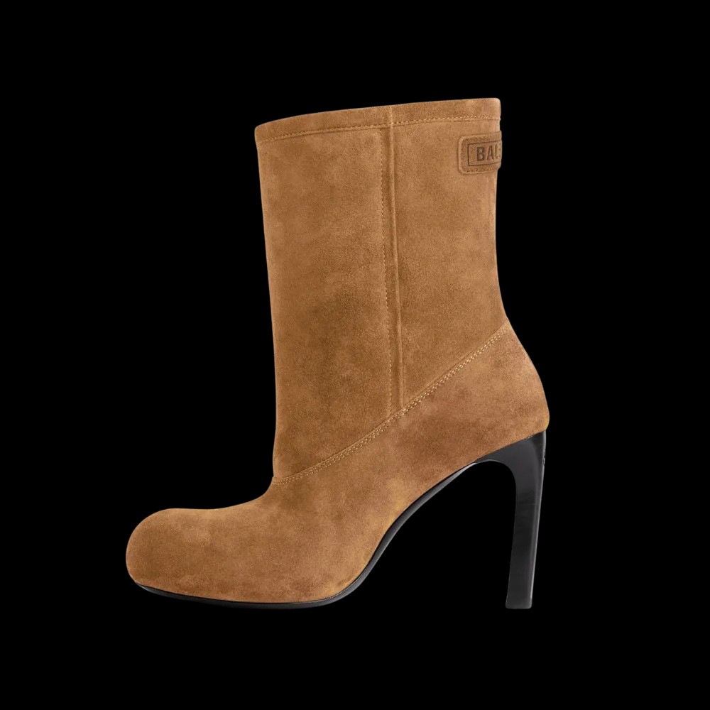 Balenciaga Fargo Bootie In Brown - HypeFly India View 3