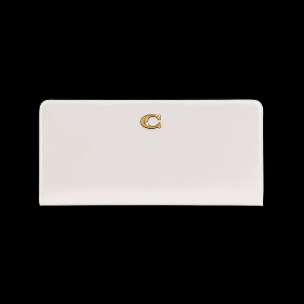 Coach Essential Slim Wallet Chalk - HypeFly India View 1