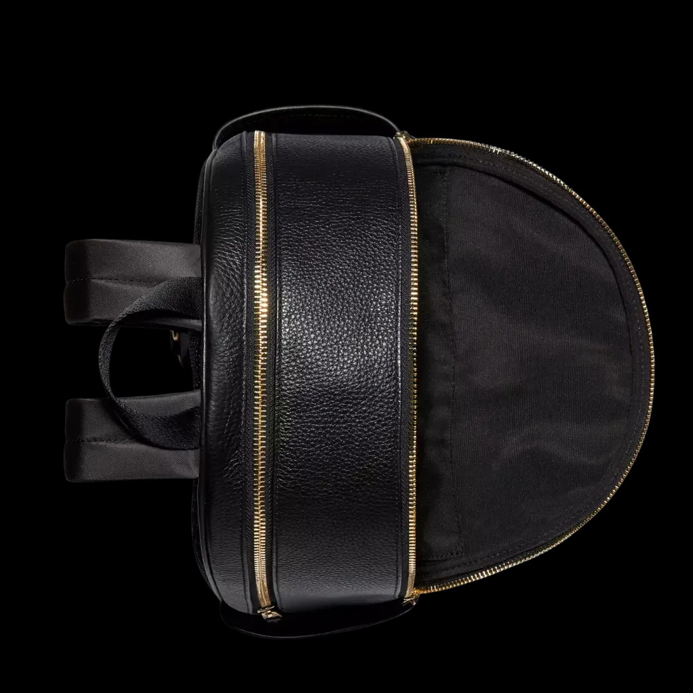 Coach Court Backpack Pebbled Leather Black - HypeFly India View 5