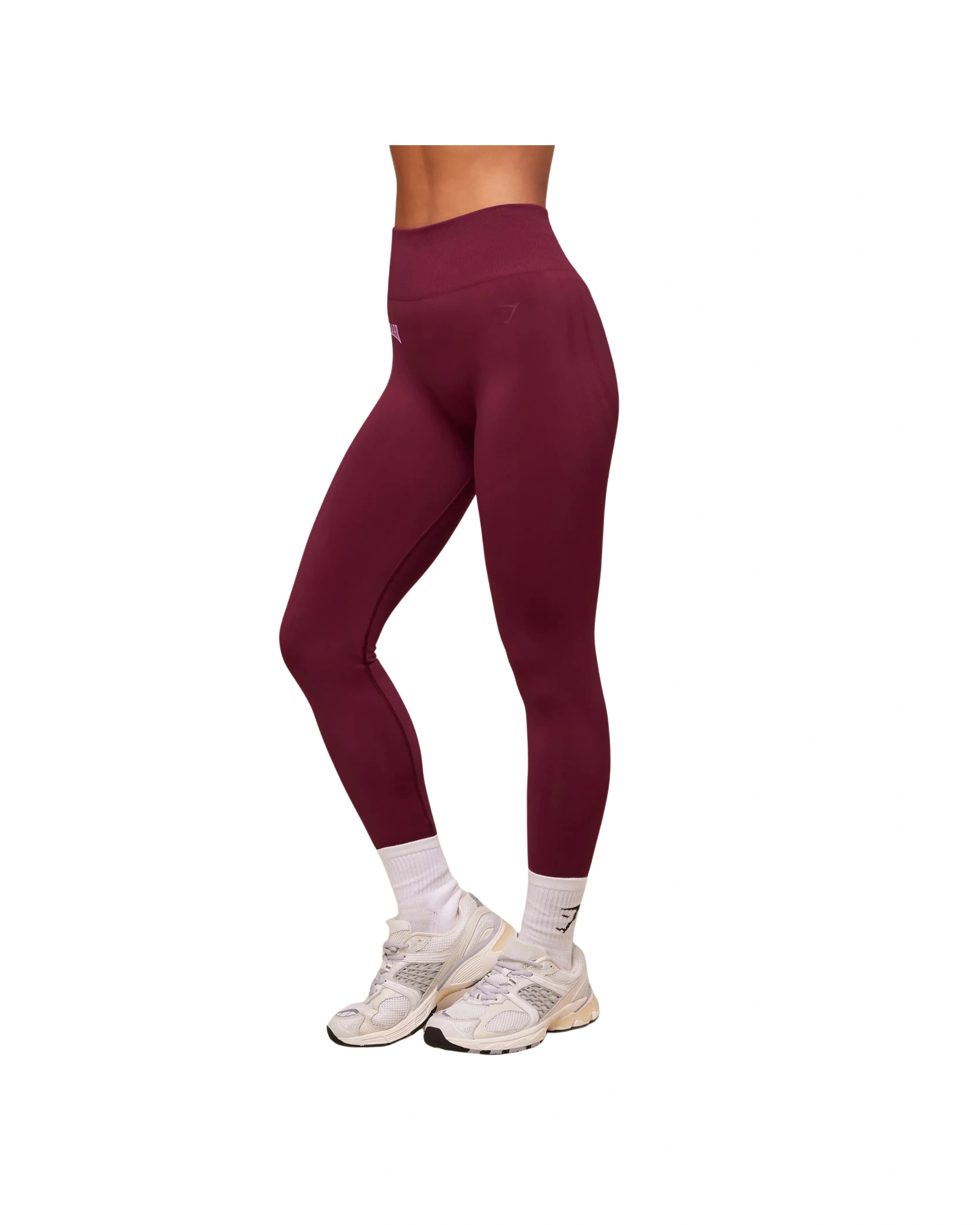 Gymshark Everyday Seamless Graphic Leggings Strong Pink - HypeFly India View 4