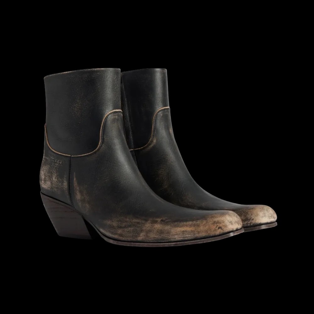 Balenciaga Memphis Bootie In Black - HypeFly India View 4