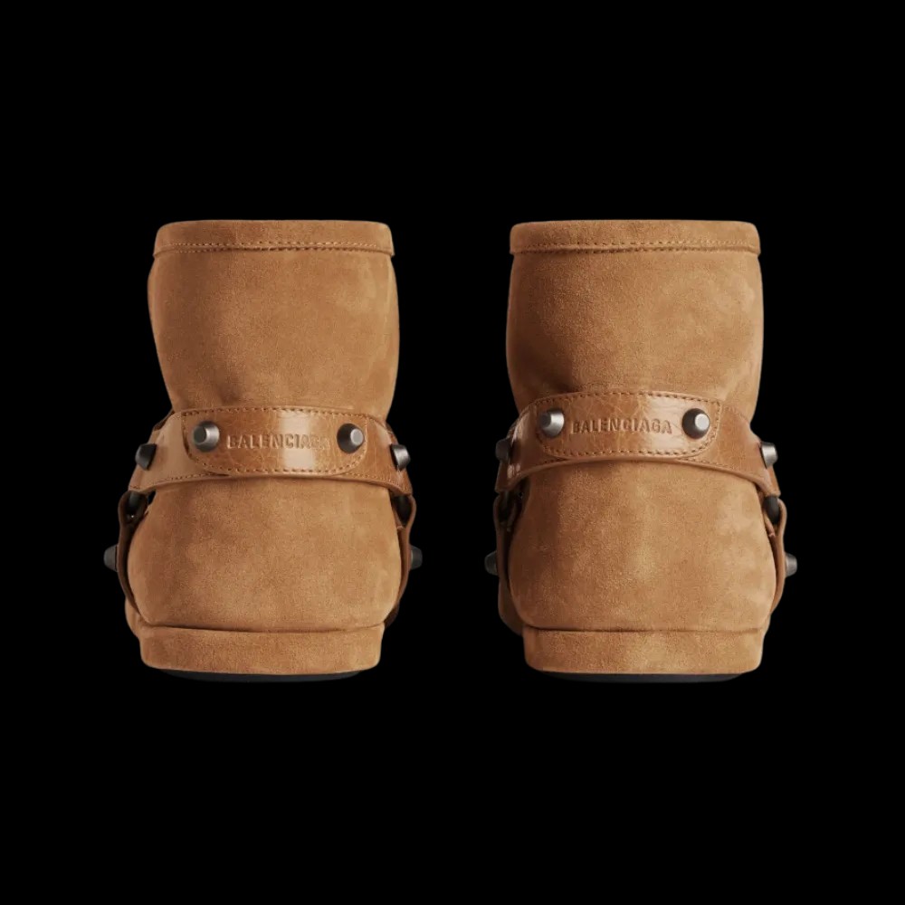 Balenciaga Alaska Soft Bootie In Camel - HypeFly India View 2
