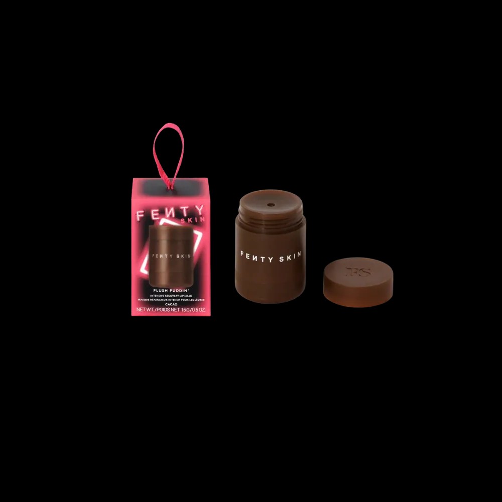 Fenty Plush Puddin' Intensive Recovery Lip Mask Cacao - HypeFly India View 5
