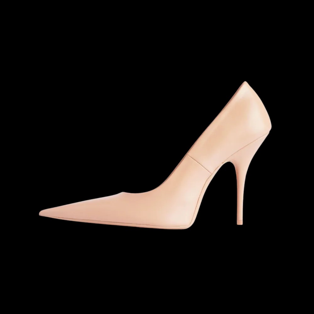 Balenciaga Avenue After Pump In Beige - HypeFly India View 3
