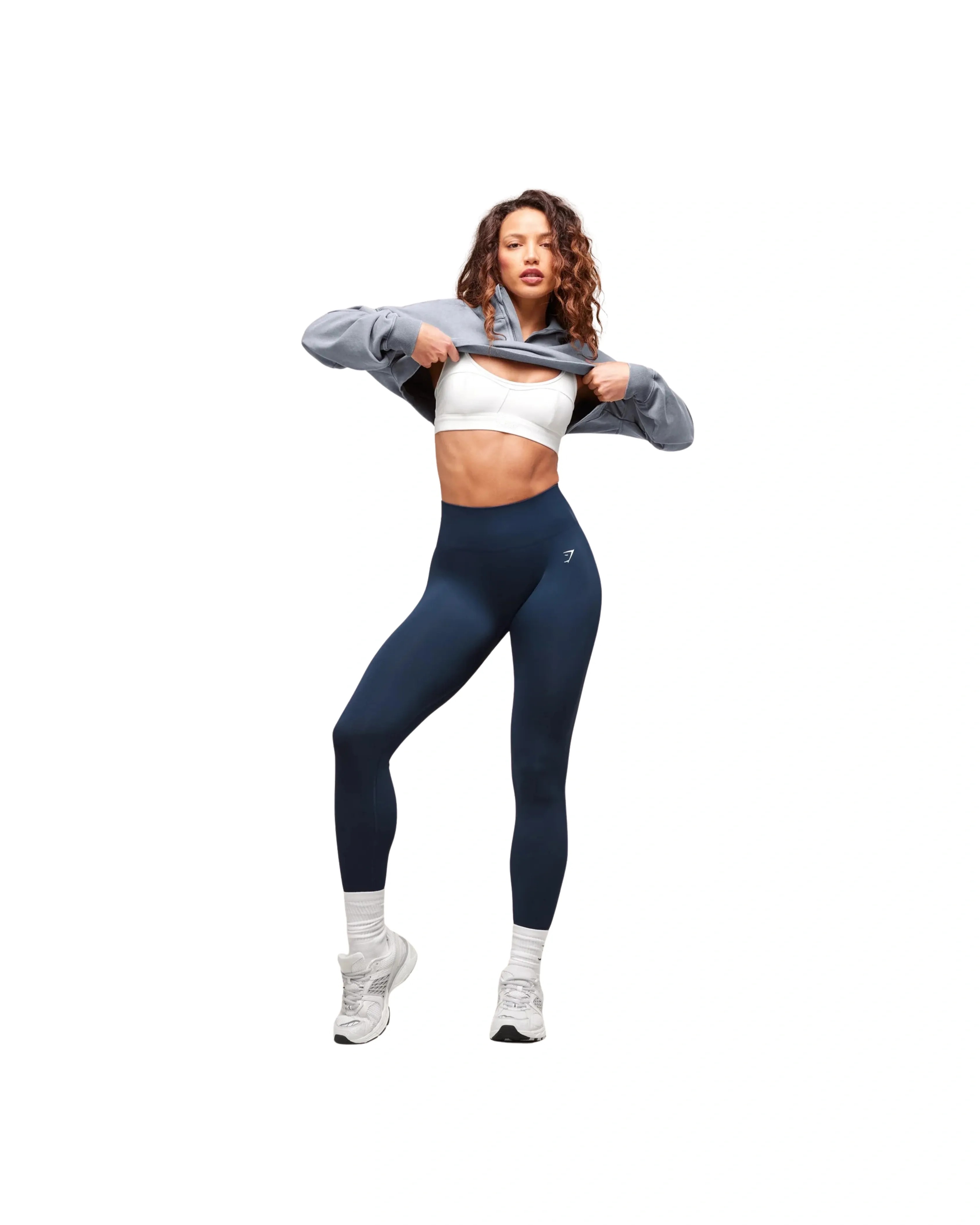 Gymshark Everyday Seamless Leggings Navy - HypeFly India View 4