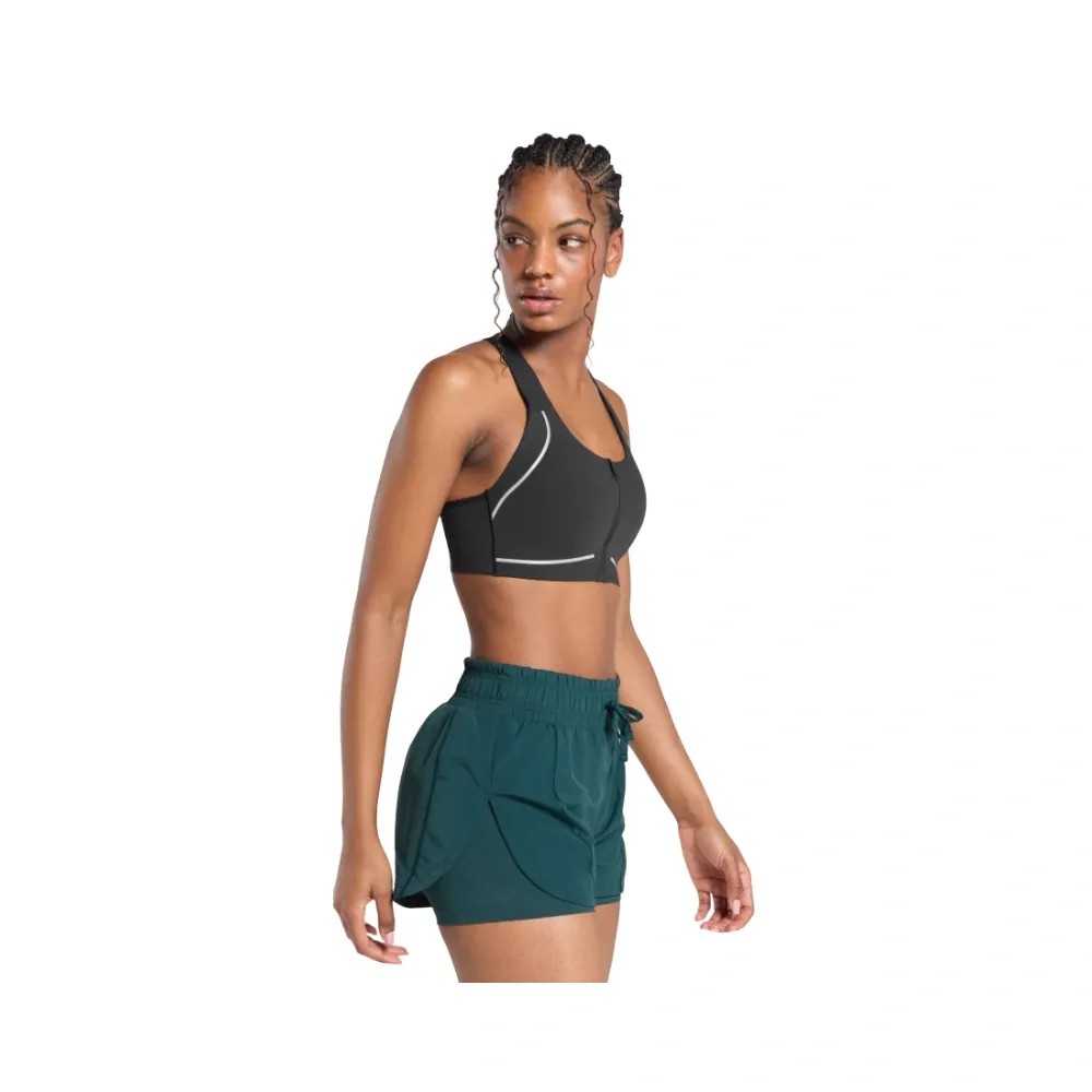 Gymshark Running Sports Bra - High Support Black - HypeFly India View 3