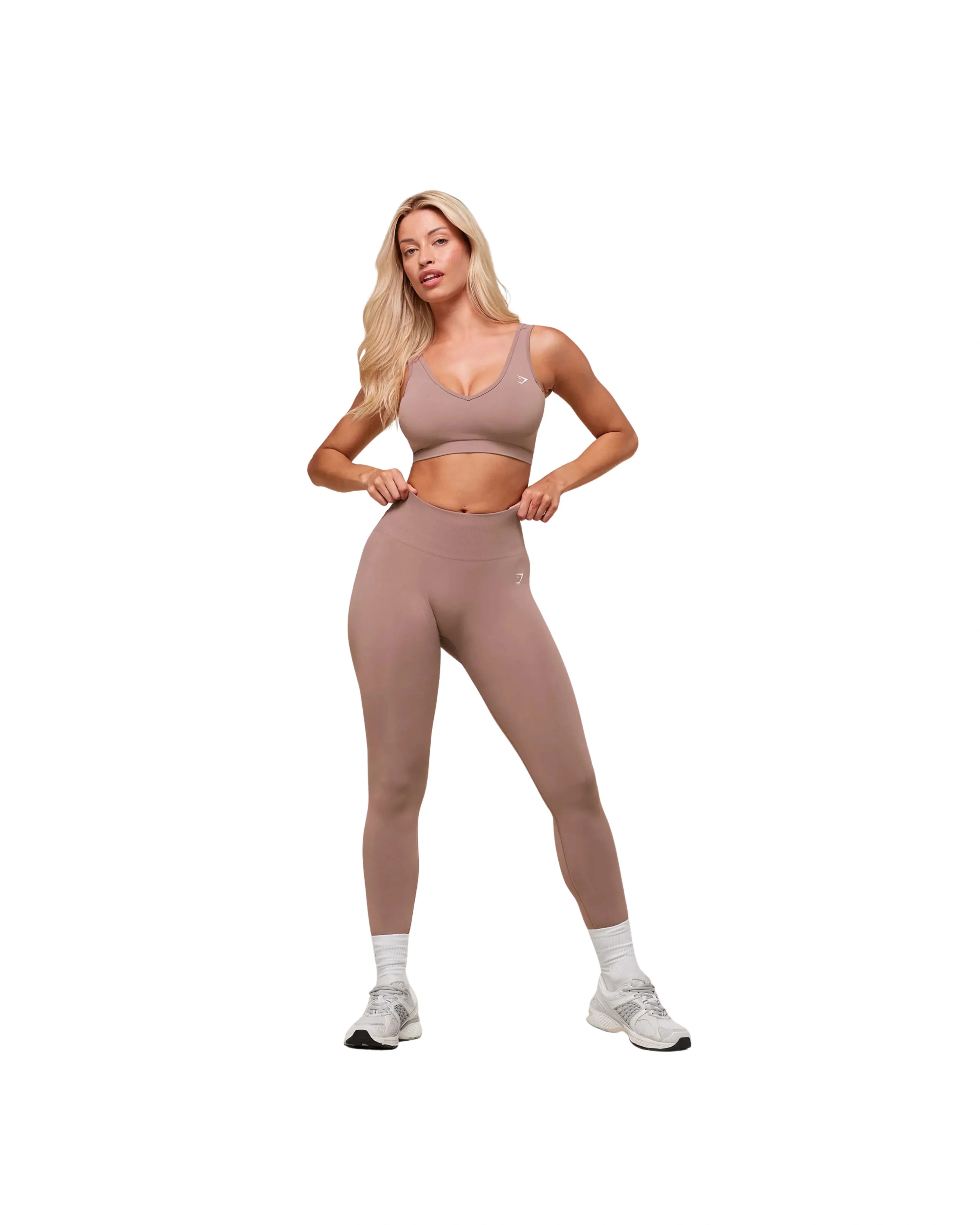 Gymshark Everyday Seamless Leggings Chestnut Pink - HypeFly India View 4