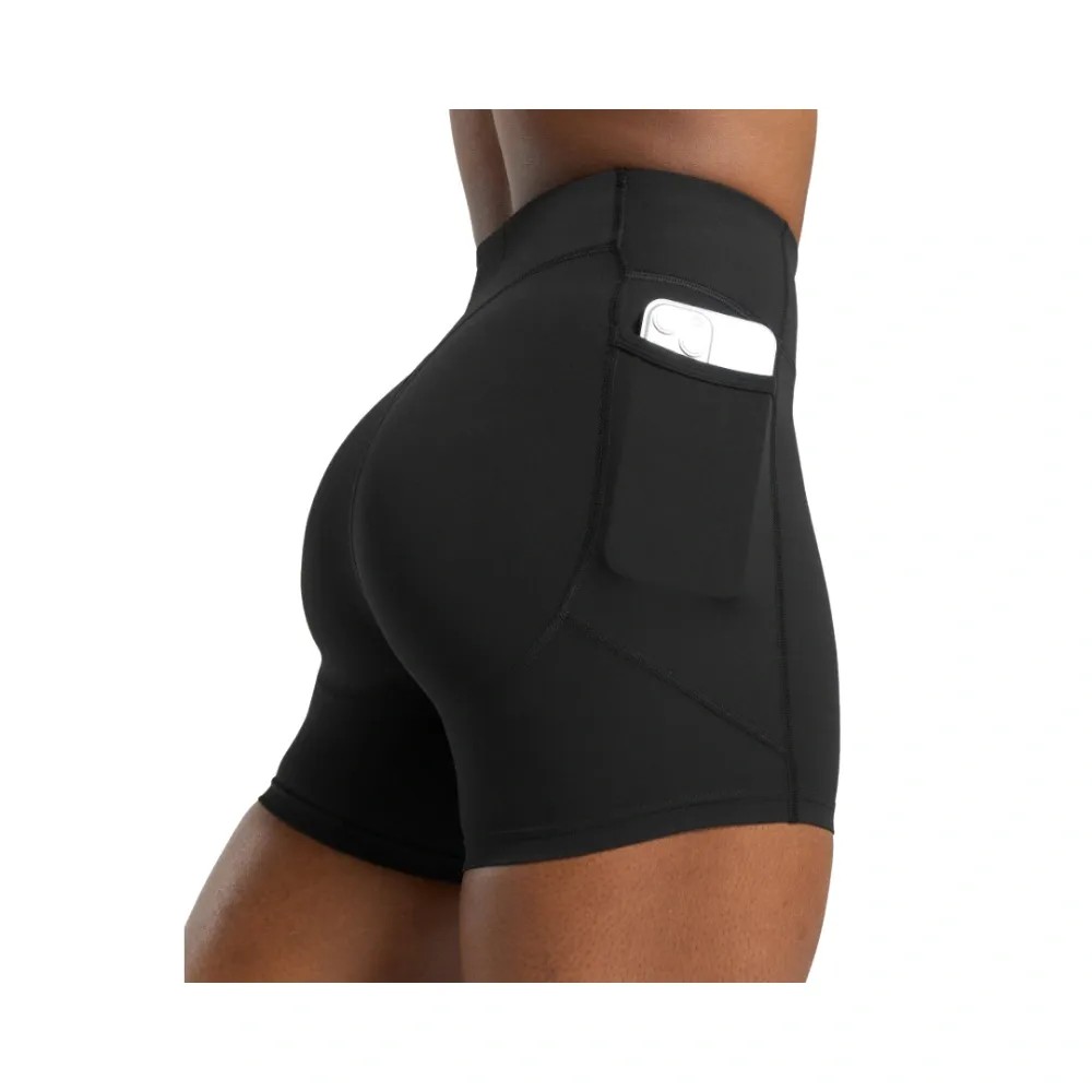 Gymshark Lifting Pocket Shorts Black - HypeFly India View 3