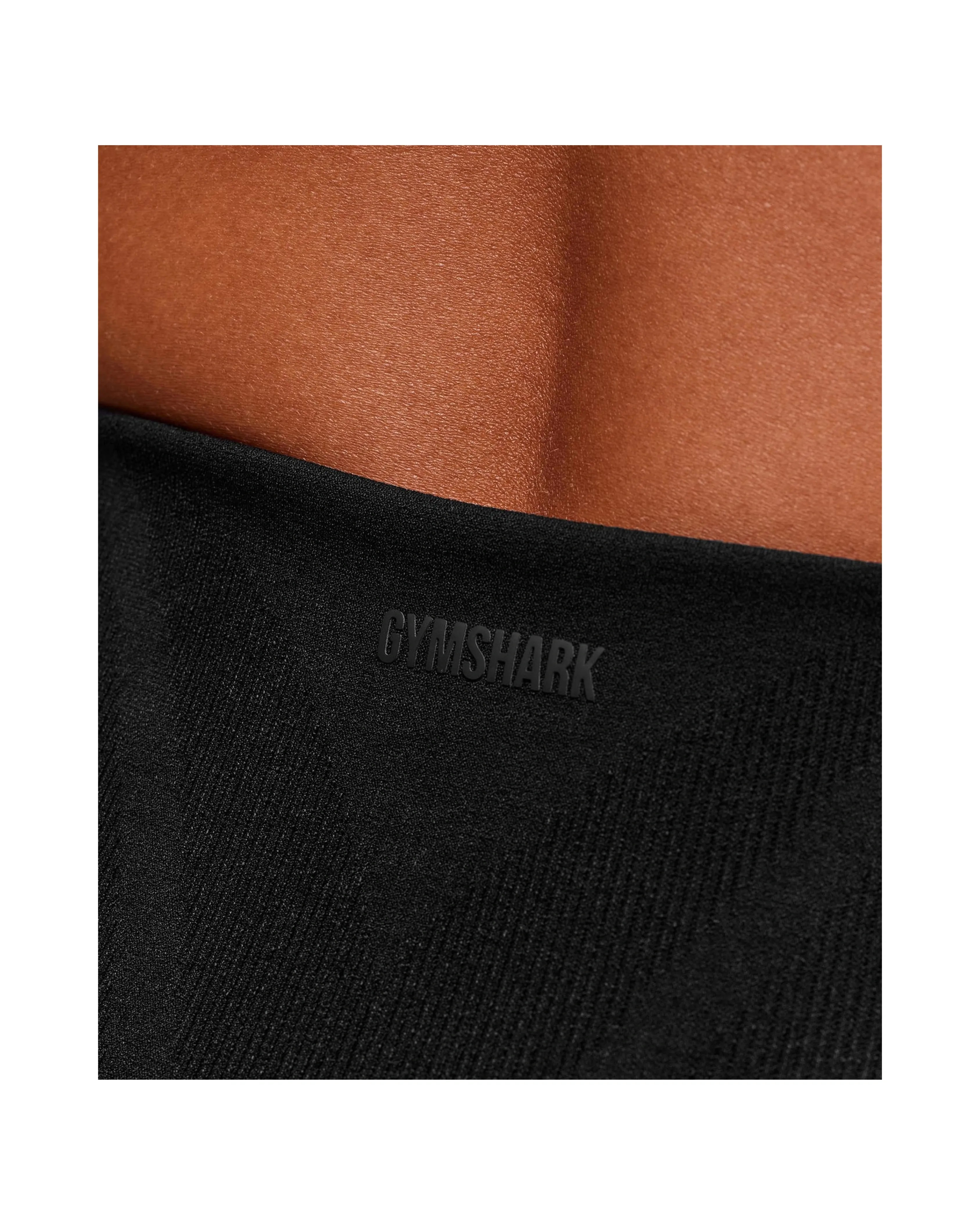 Gymshark Everywhere Warp Knit Flare Leggings slim fit Black - HypeFly India View 4