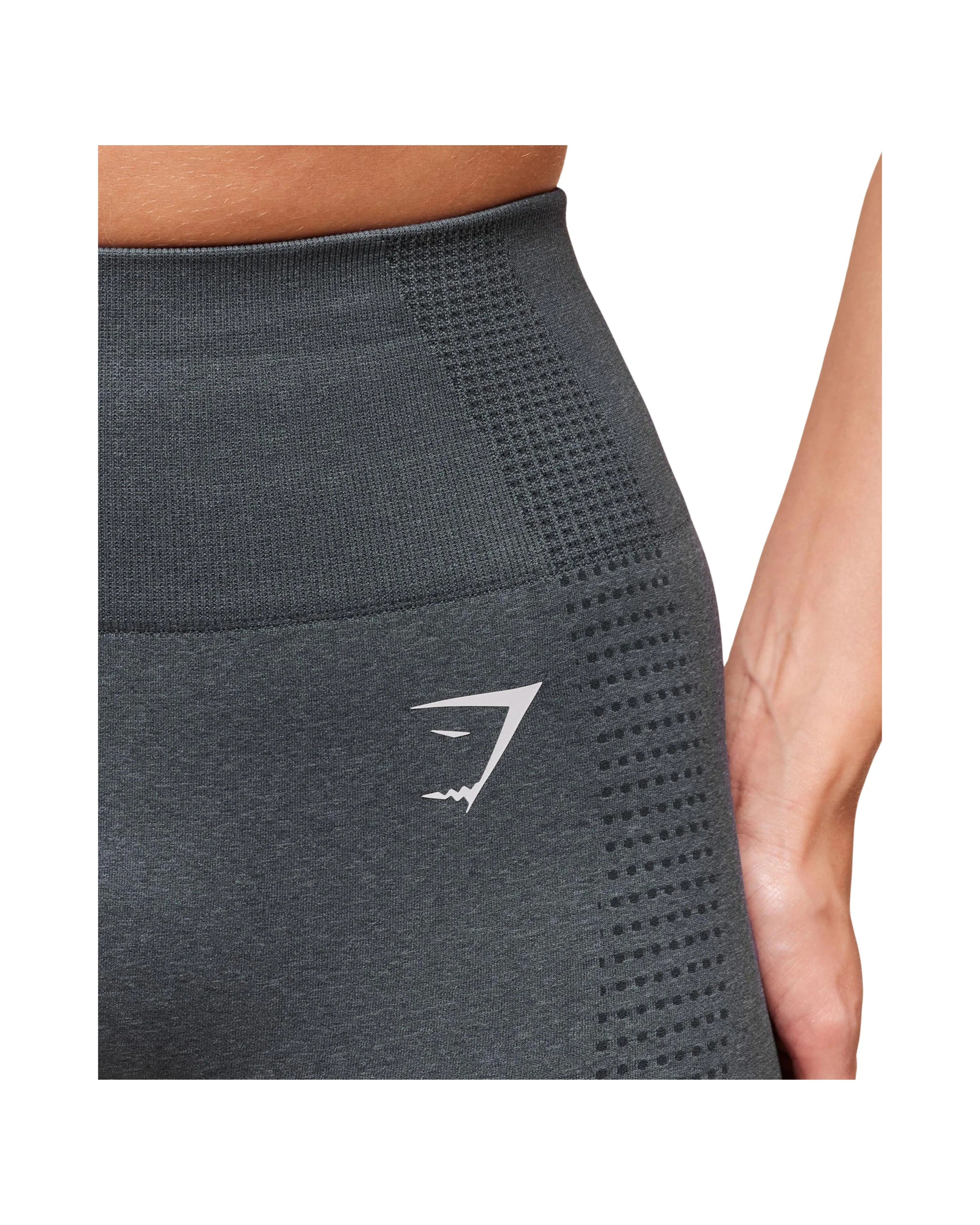 Gymshark Vital Leggings regular Strong Grey Marl - HypeFly India View 4