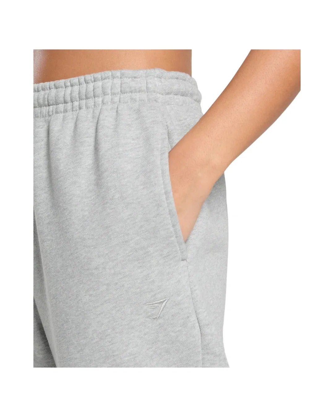 Gymshark Rest Day Sweats 2.0 Joggers Light Grey Core Marl - HypeFly India View 4
