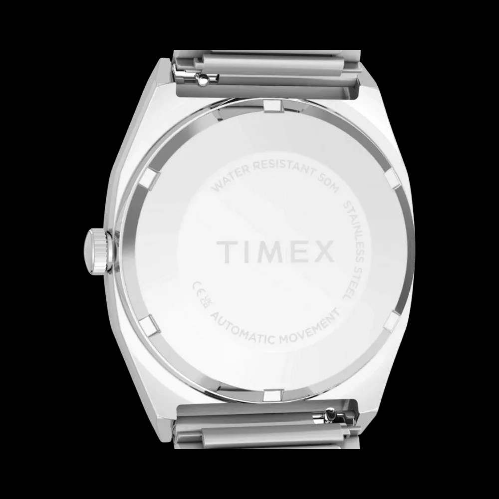 Timex Automatic 1983 E Line 34mm Stainless Steel Expansion Band Watch Pink - HypeFly India View 4