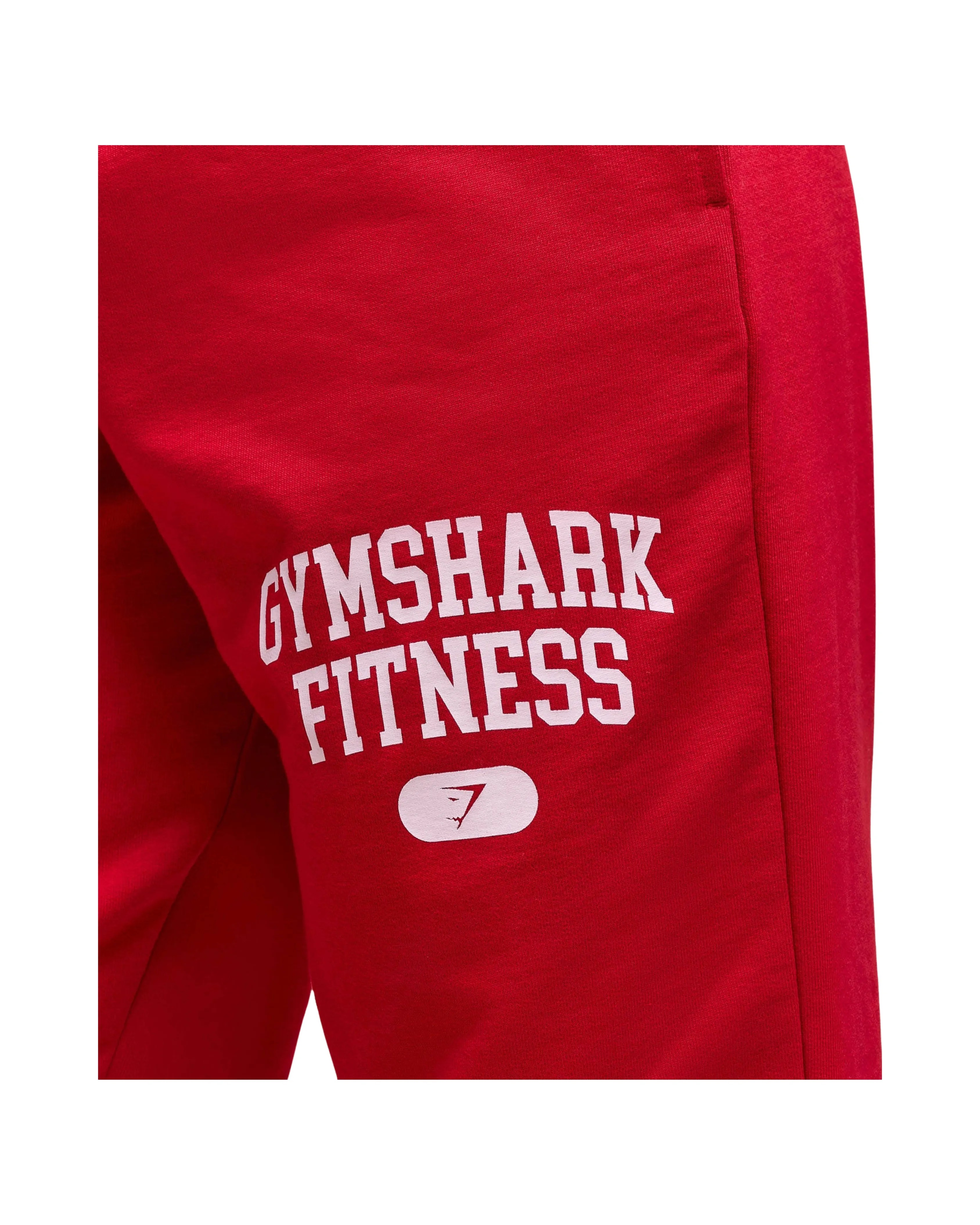 Gymshark Varsity Graphic Oversized Jogger Conditioning Red - HypeFly India View 4
