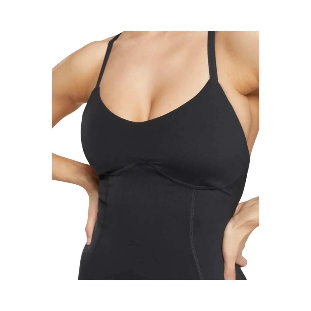 Gymshark Strappy All In One Bodysuit Black - HypeFly India View 5