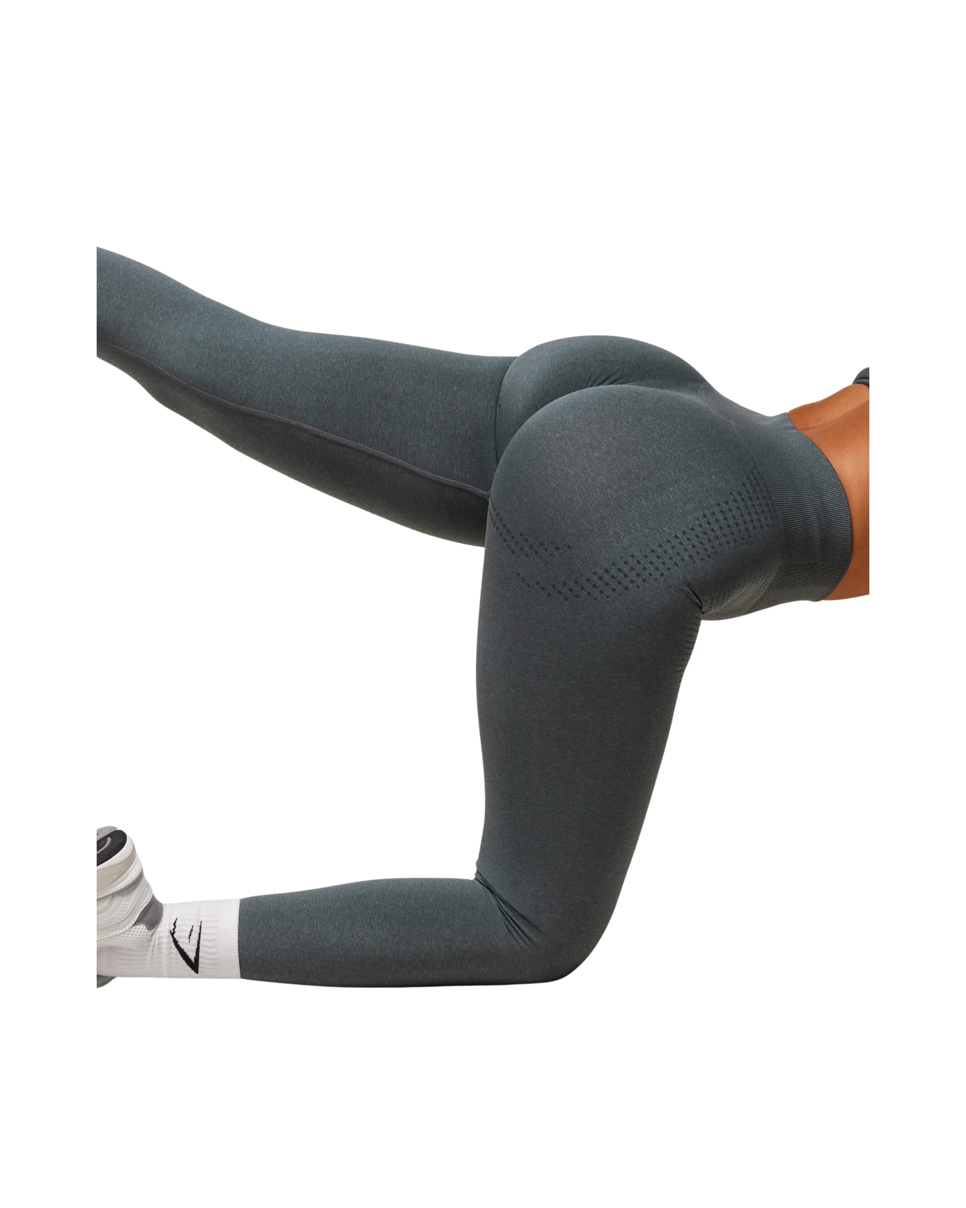 Gymshark Vital Soft Legging Regular Strong Grey/Marl - HypeFly India View 4