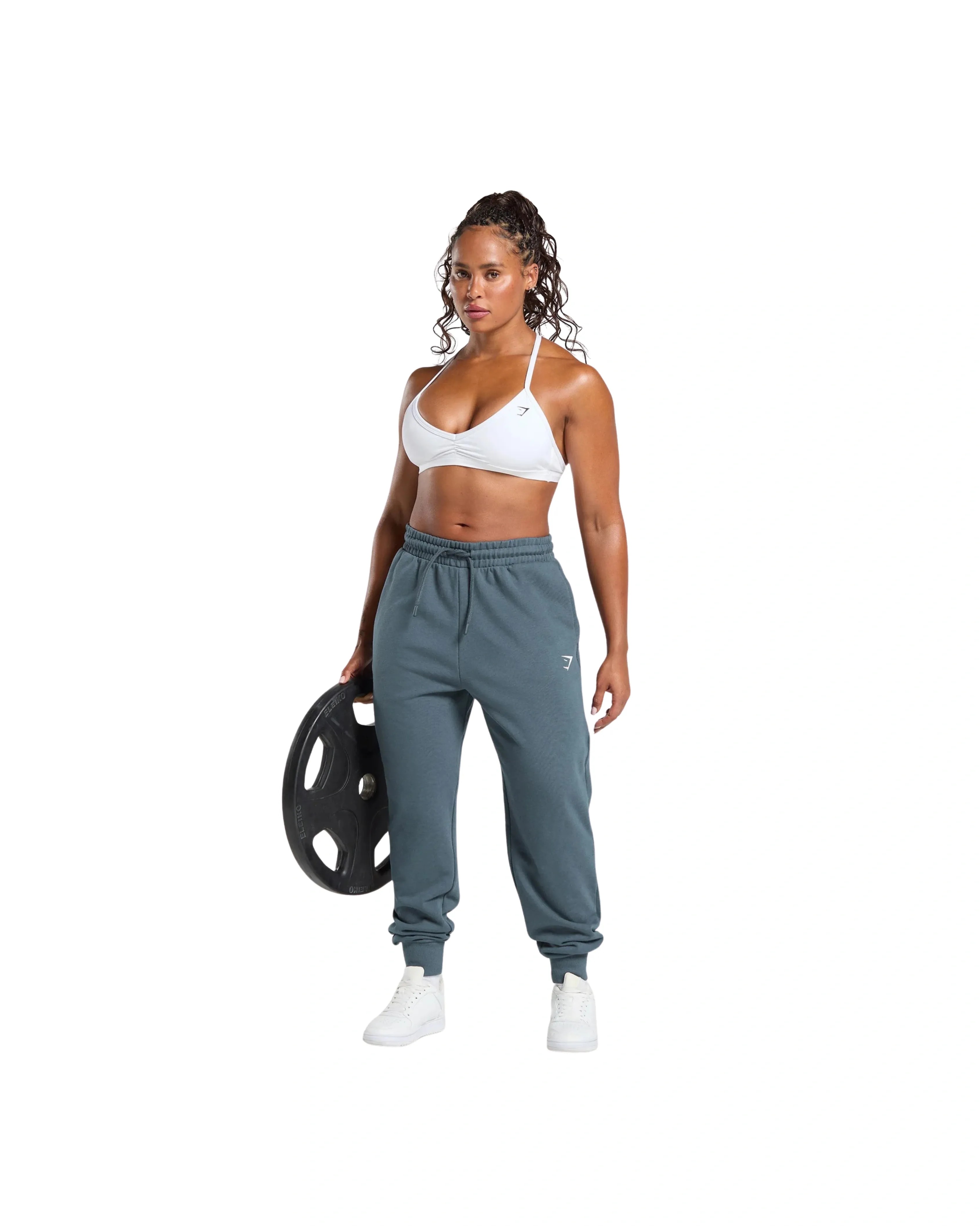 Gymshark Power Joggers Regular fit Titanium Blue - HypeFly India View 4