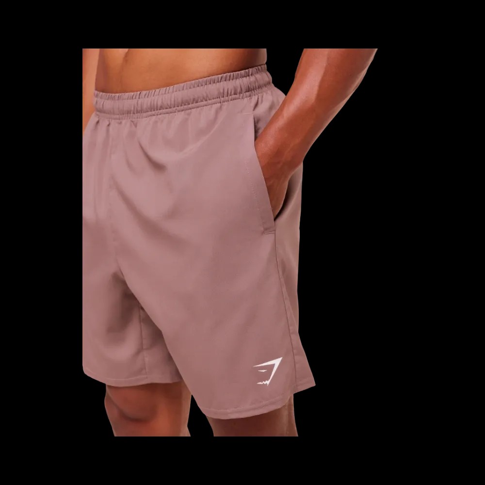 Gymshark Arrival 7" Shorts Chestnut Pink - HypeFly India View 4