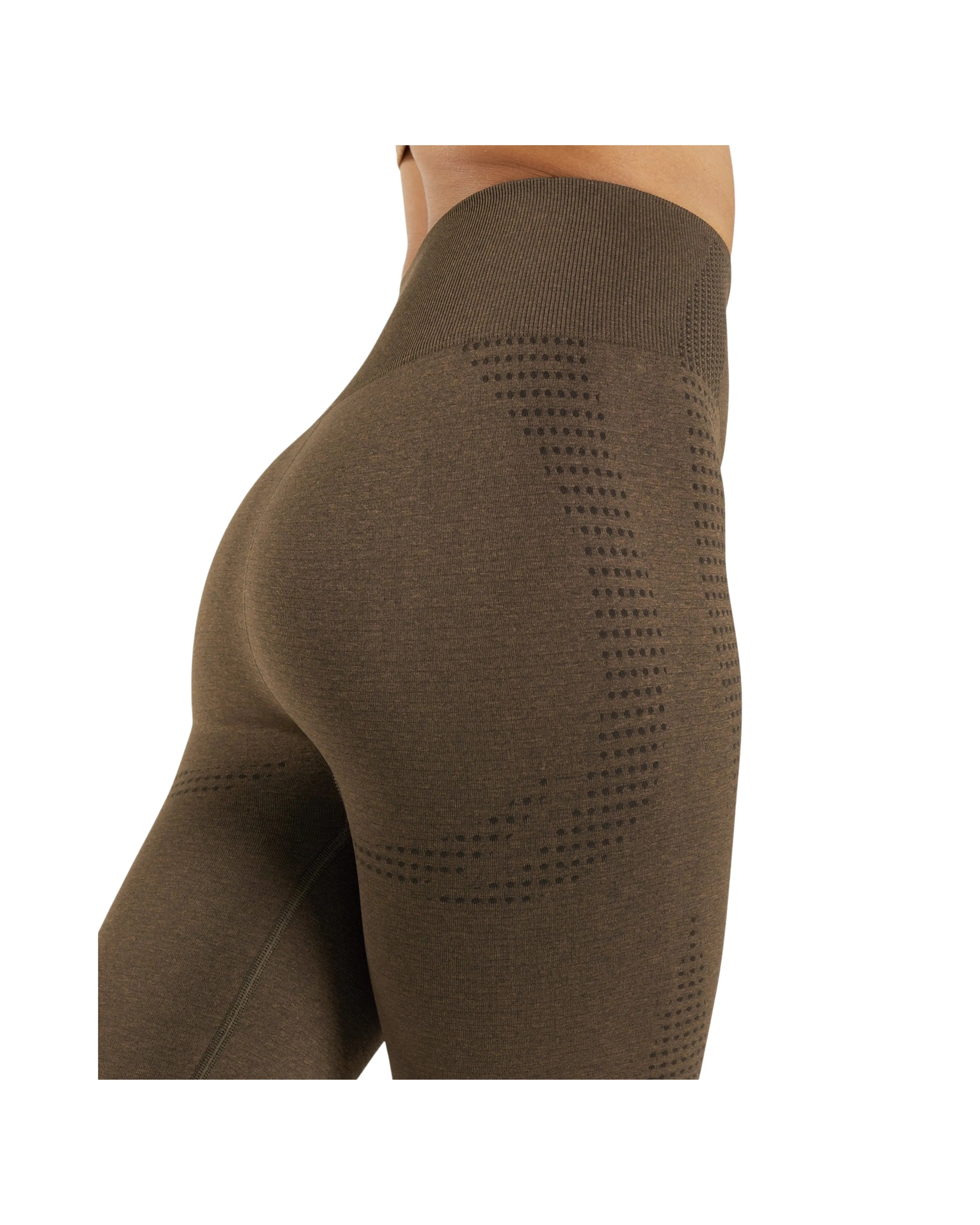 Gymshark Vital Leggings regular Espresso Marl - HypeFly India View 4