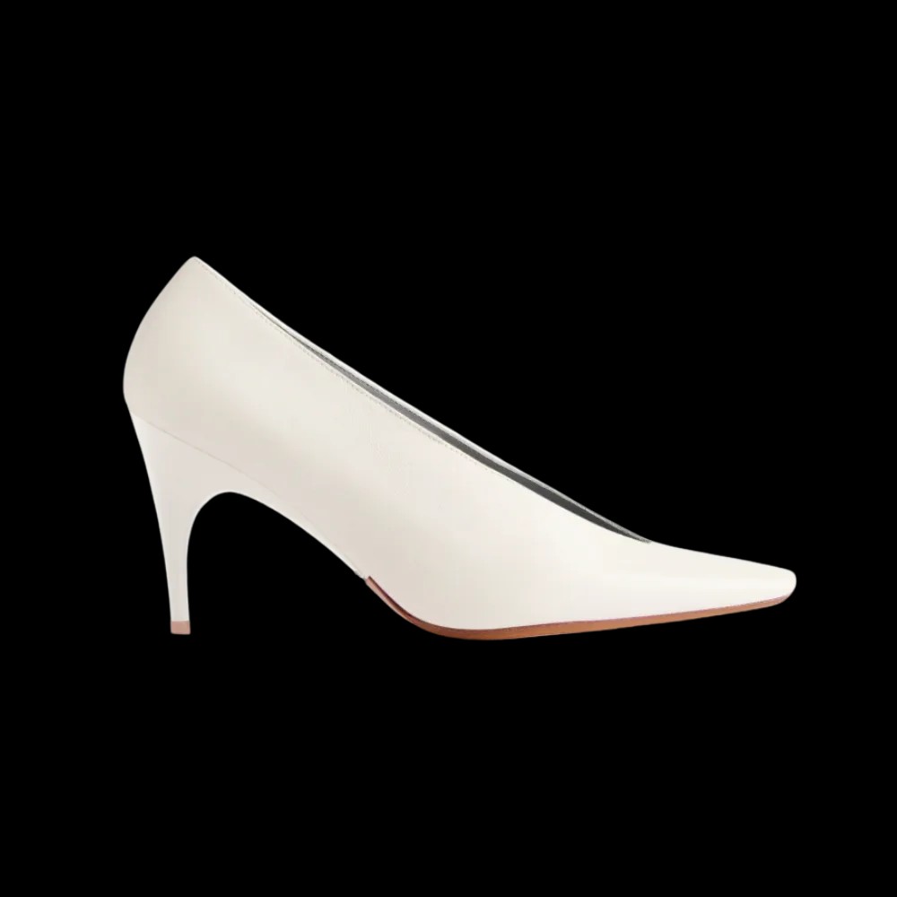 Balenciaga Duchesse Pump In White Snow - HypeFly India View 1