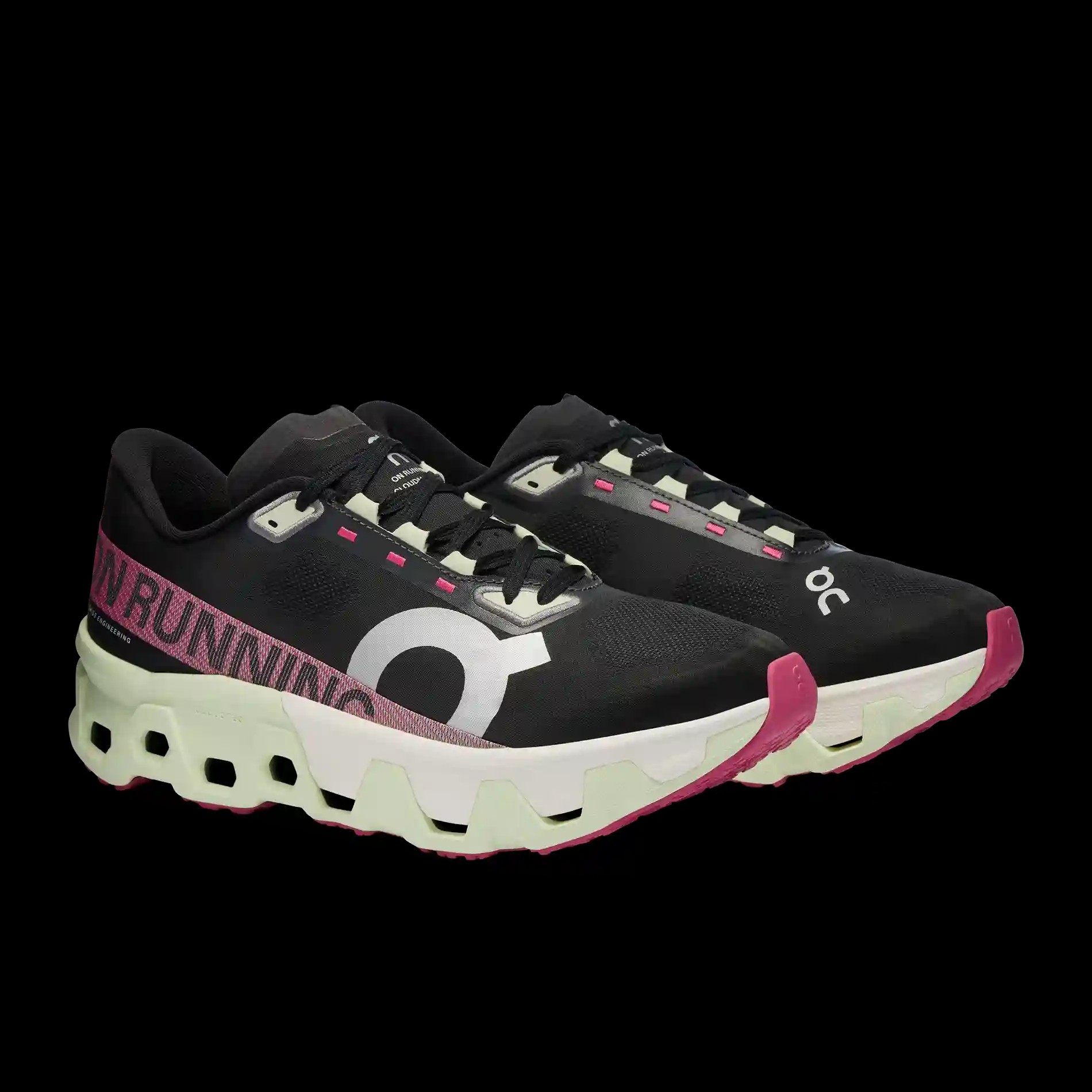  On Running Cloudmonster Hyper Black Lima  - HypeFly India View 2