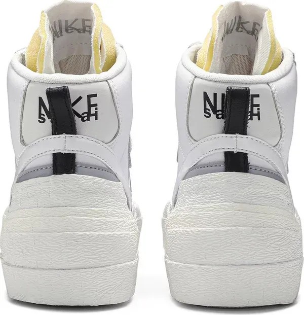 Nike sacai x Blazer Mid 'White Grey' - HypeFly India View 3