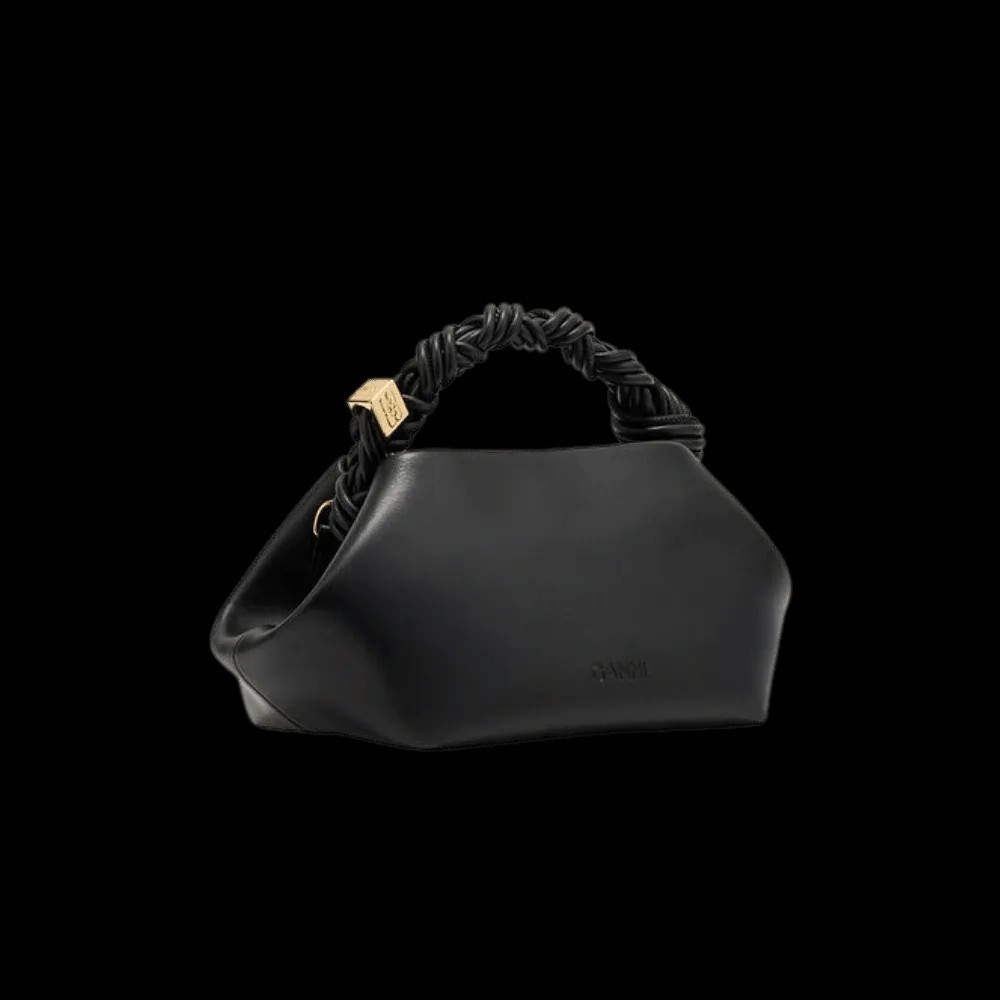 Ganni Black Small Bou Bag - HypeFly India View 2