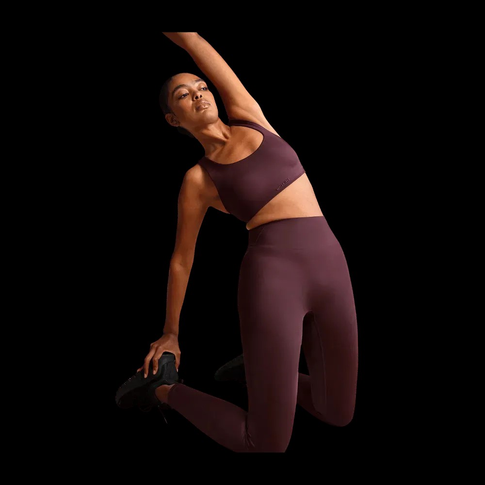 Nike x Skims Shine Women's High-Waisted Bonded 26" Leggings CURRANT - HypeFly India View 4