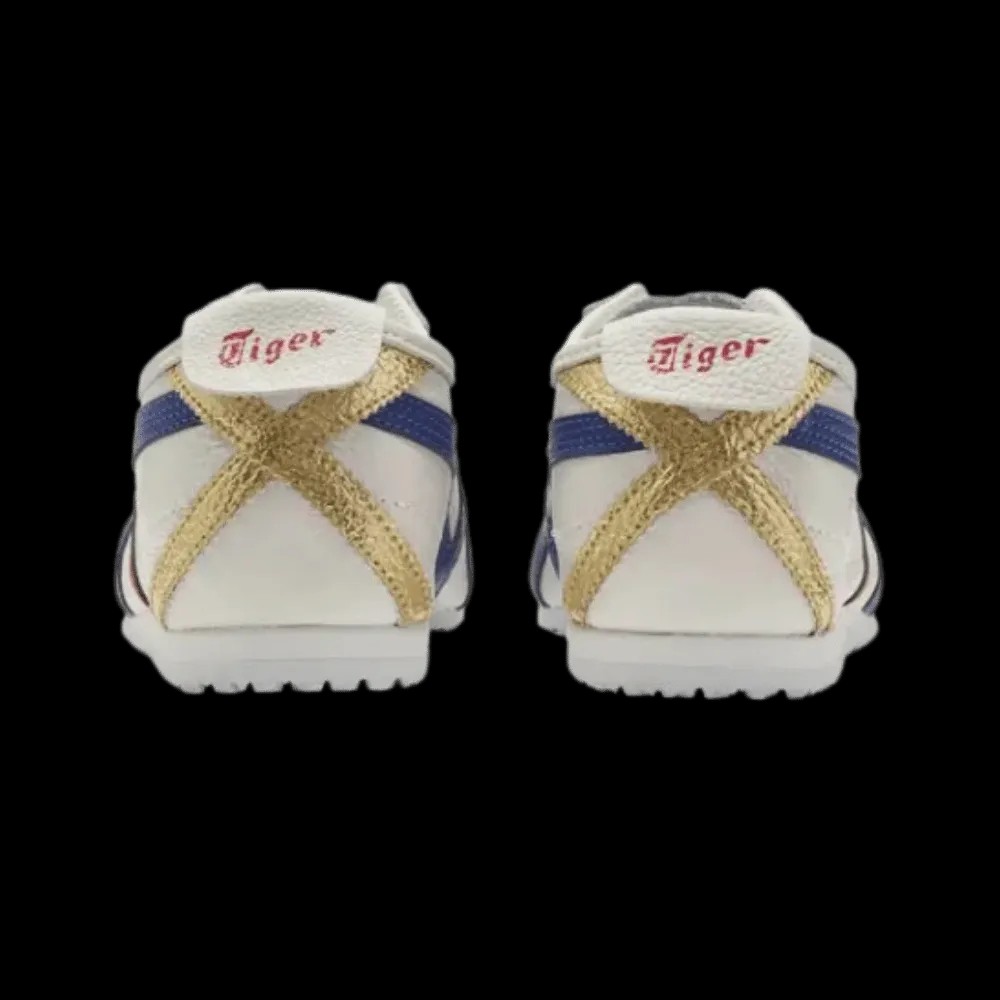 Onitsuka Tiger Mexico 66 White Blue Red Metallic Gold - HypeFly India View 2