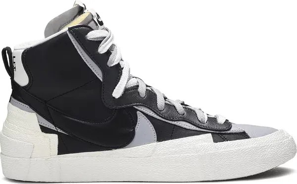 Nike sacai x Blazer Mid 'Black Grey' - HypeFly India View 1