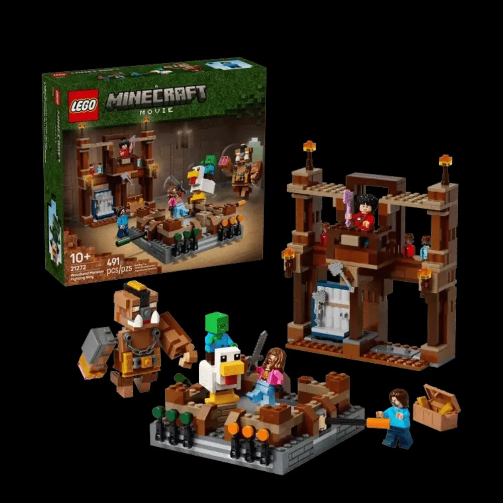 Lego Minecraft Woodland Mansion Fighting Ring - HypeFly India View 1
