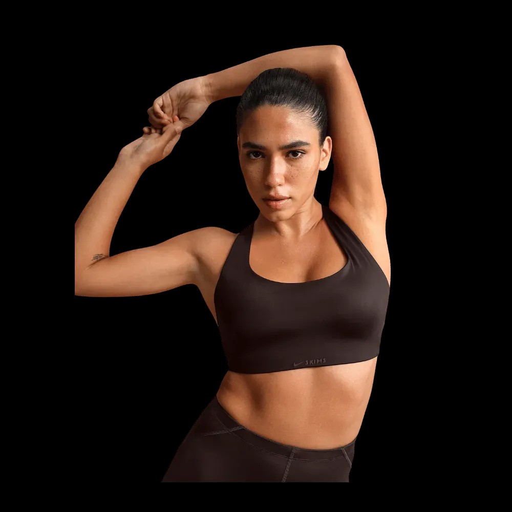 Nike X Skims Shine Women's Racerback Bra Phoenix - HypeFly India View 4
