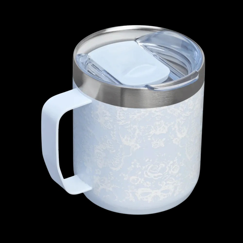 Stanley 1913 X Loveshackfancy Holiday Everyday Camp Mug Set Toscana Toile Alpine Blue 12 OZ - HypeFly India View 2
