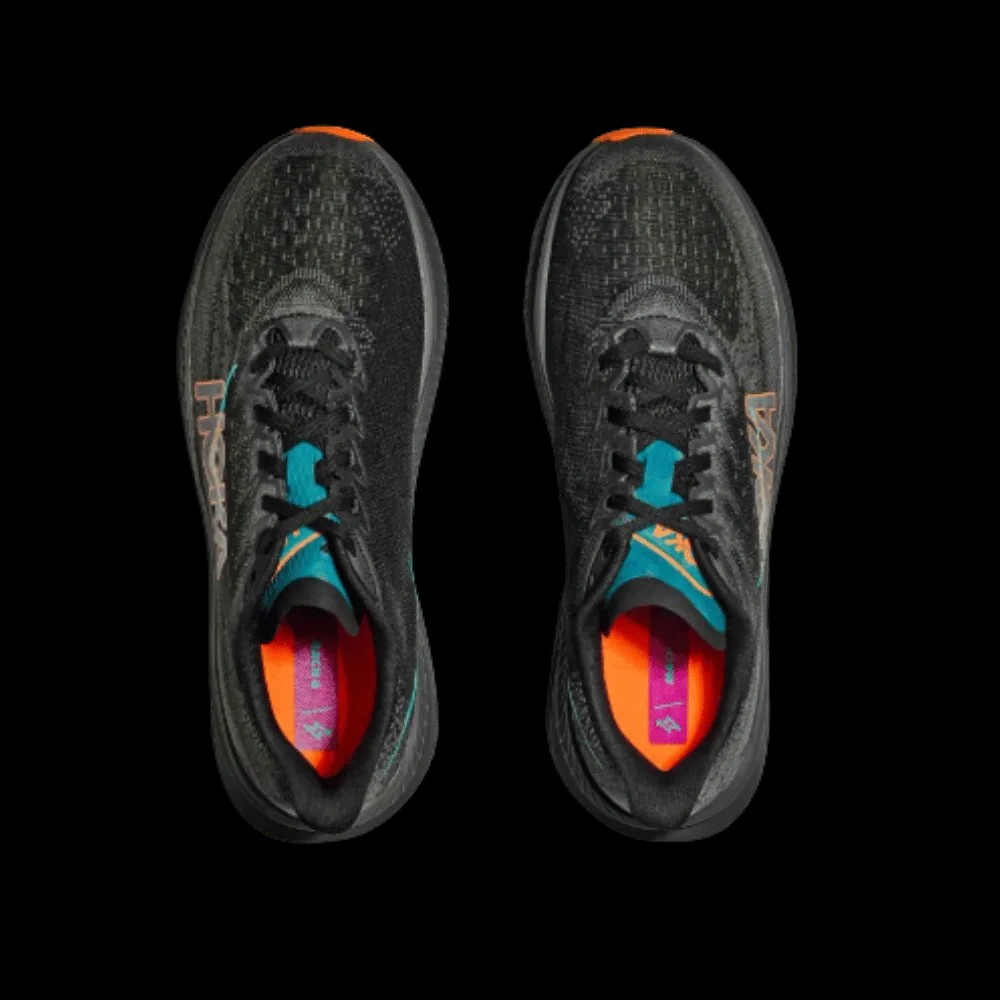 Hoka Mach 6 black / electric tangerine - HypeFly India View 3