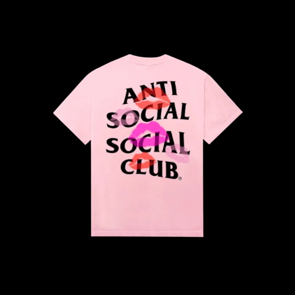 Assc Kisses Tee Pink - HypeFly India View 1