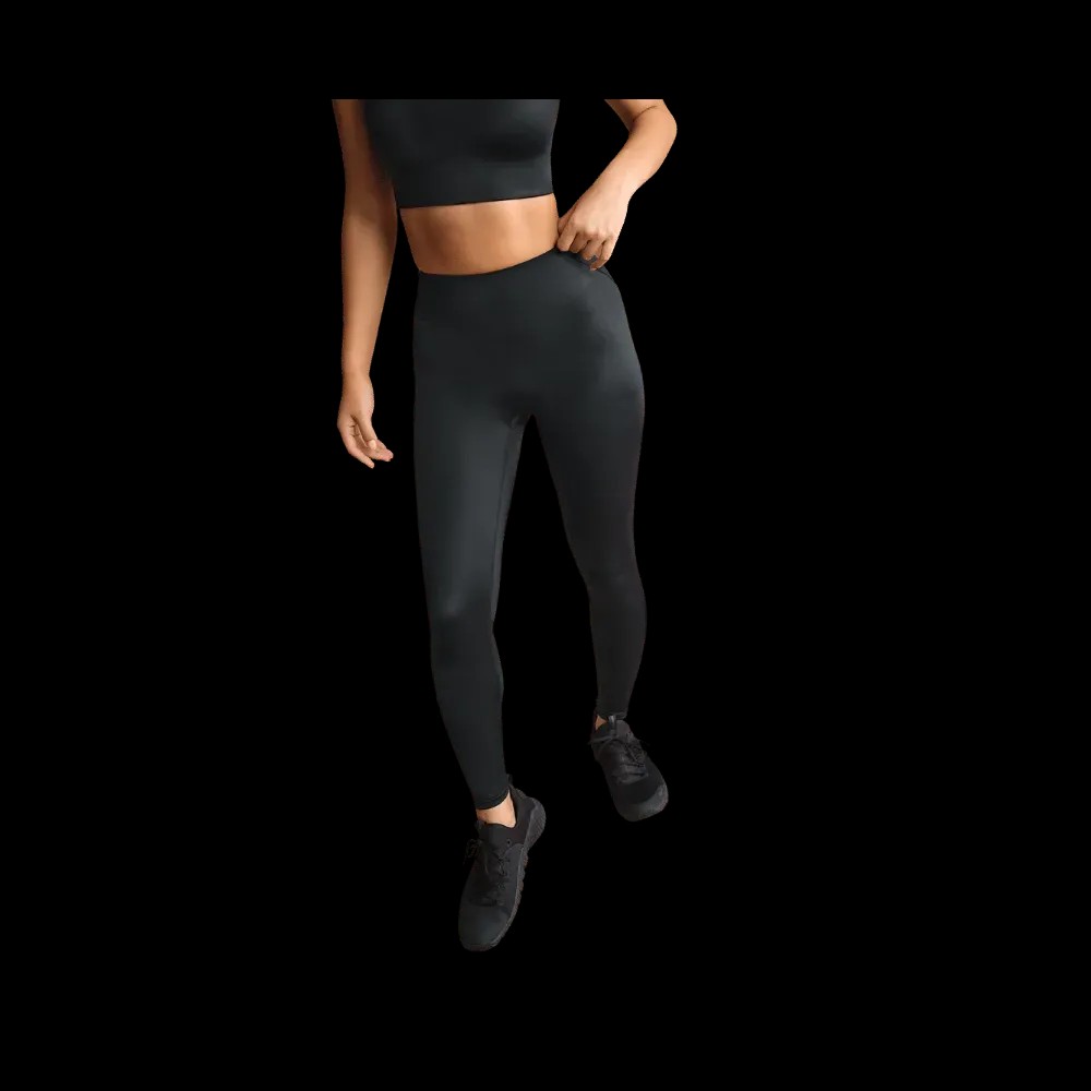 Nike x Skims Shine Women's High-Waisted Bonded 26" Leggings Obsidian - HypeFly India View 2