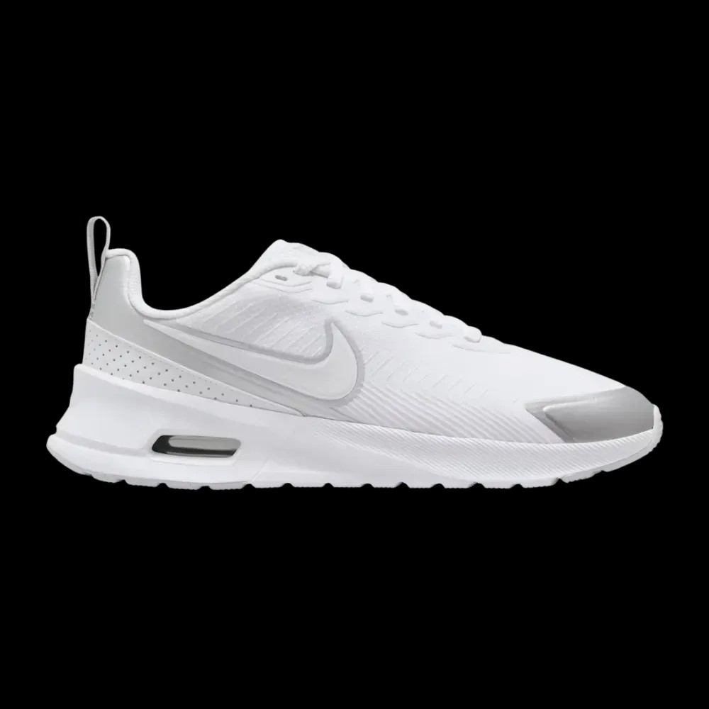 Nike Air Max Nuaxis White Pure Platinum Metallic Silver - HypeFly India View 1