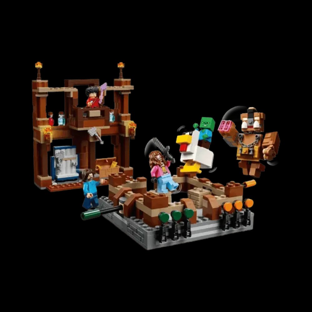 Lego Minecraft Woodland Mansion Fighting Ring - HypeFly India View 5